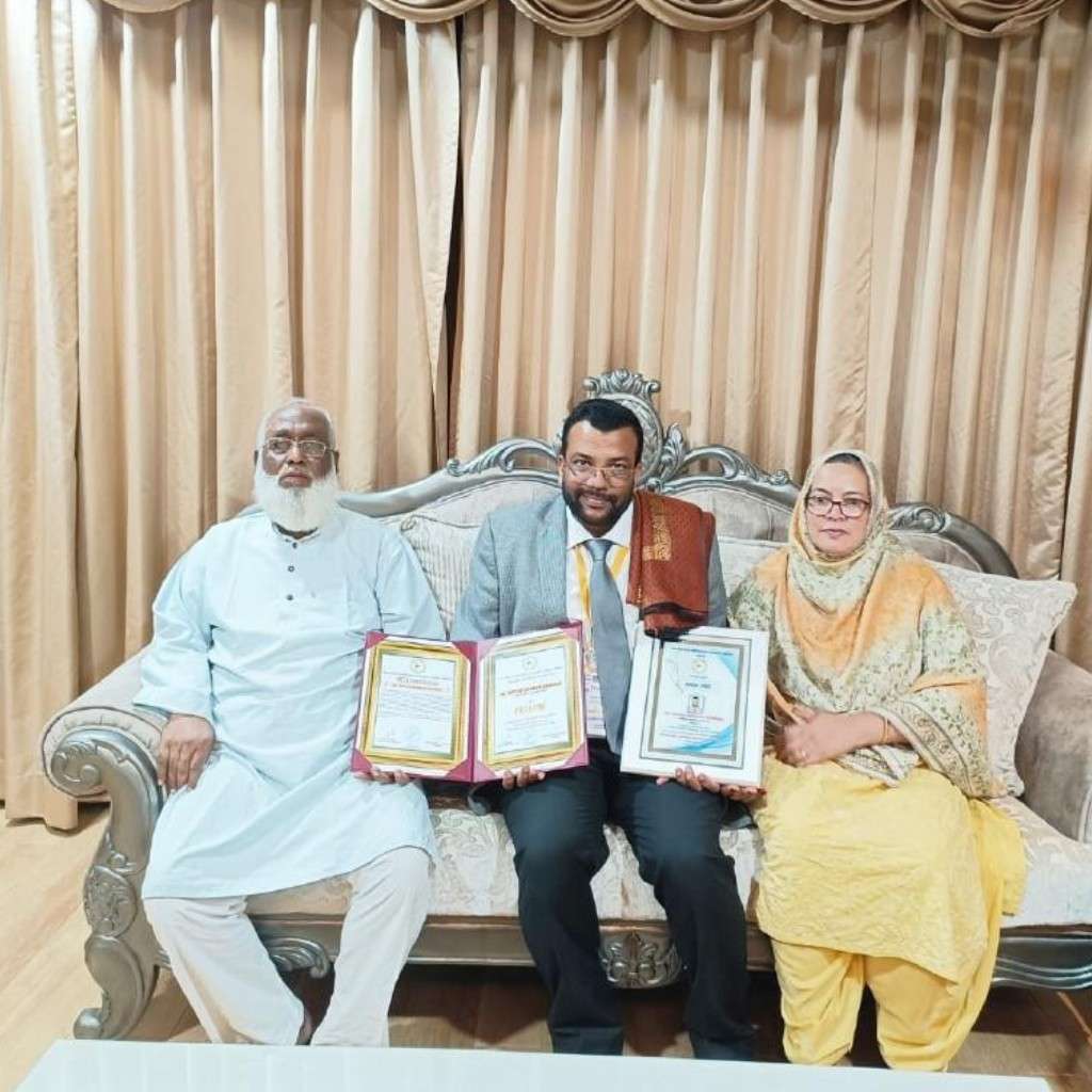 Dr Hifzur R Siddique with His Father-in-Law